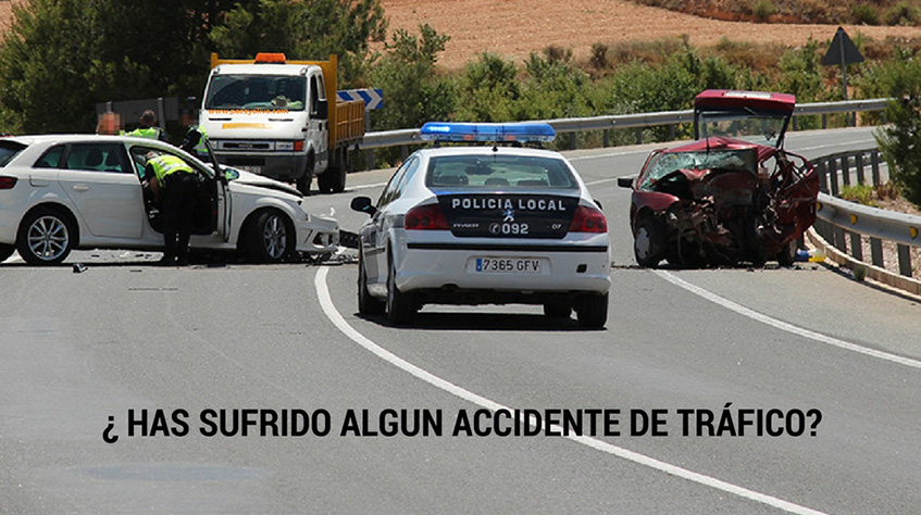 CAMPAÑA INFORMATIVA PARA EL ACCIDENTADO DE TRÁFICO